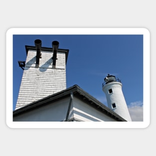 Tibbetts Point Lighthouse Diaphone Fog Horns Sticker